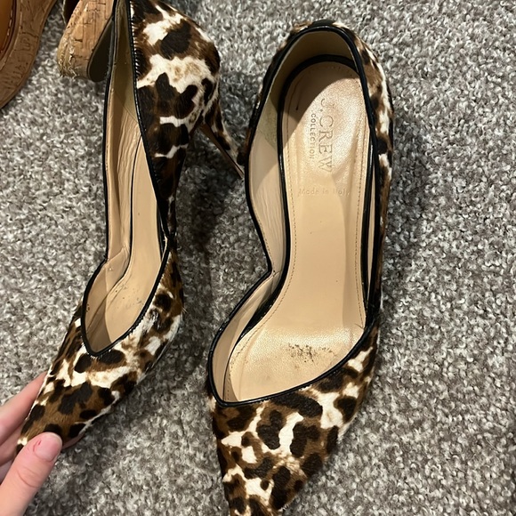 J Crew Leopard Heel - Picture 2 of 4